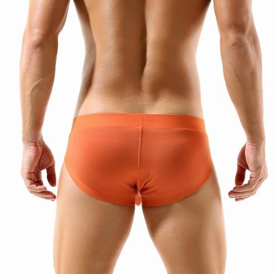Men Briefs 3D U-Convex Design Breathable Smooth Wire Fit Cut High Elasticity Panties Low-rise Underwear Sleep Work Daily Wear