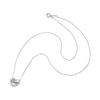 Cinnamoroll Dancing Stone Necklace Open Heart Silver 925 Cubic Zirconia.