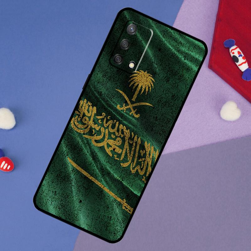 Kingdom of Saudi Arabia Flag Case For Oppo A60 A80 A40 A6 A5 Pro A15 A16 A17 A57 A94 A74 A54 A76 A96 A18 A38 A58 A78 A98