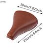Vintage Retro Bicycle PU Leather  Seat, Comfortable Spring Bike Seat for Classic Bike[YY9]