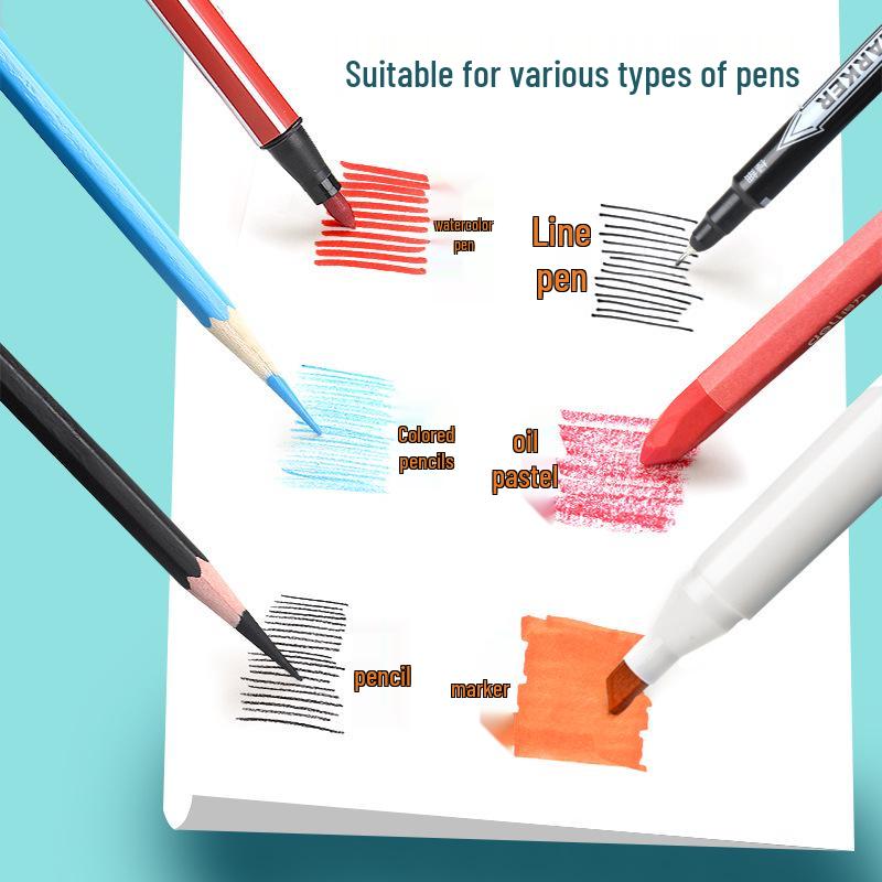 Mengjin Extra Thick A4 Sketchbook: Children's Blank Drawing & Doodle Book for Kindergarten & Primary Students