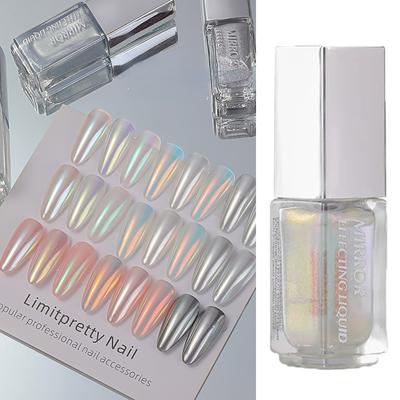 5ml Magic Chrome Liquid Aurora Powder Metallic Mirror Effect Nail Polish DIY Nail Art Decoration