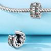 Minimalist Sparkling Bead Spacer Positioning Buckle Charm Pendant Beads Diy Jewelry Bracelet Accessories Copper