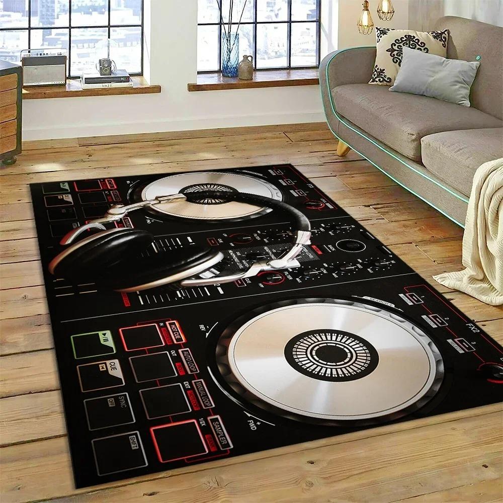 Vinyl Record Music Screen Tape Carpet Home Decor Living Room Hallway Non-slip Mechanical Washable Mat Sofa Coffee Table Area Rug