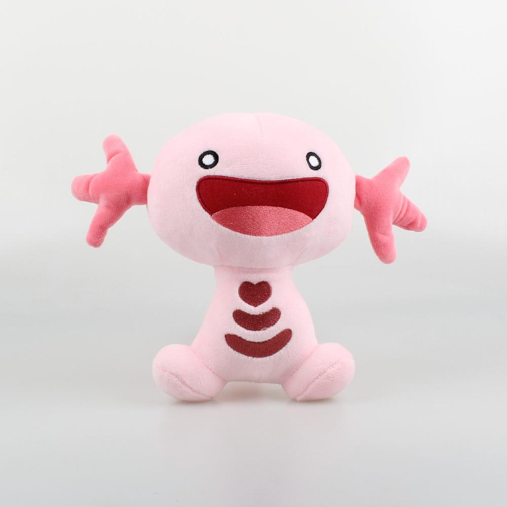 Il Peluche Wooper di Paldea È Un Peluche Carino Realizzato Nei Colori Rosso E Viola