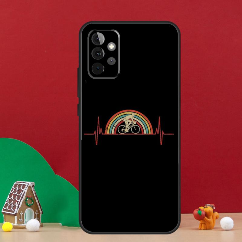 Lustige Fahrrad-Hülle für Samsung Galaxy A54 A06 A16 A26 A36 A56 A53 A32 A52 A33 A13 A55 A35 A15 A14 A34 A17