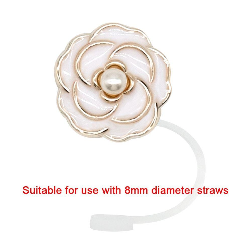 Reusable Drinking Dust Cap Silicone Straw Tips Cover Creative Silicone Straw Plug  Water Glass