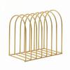 Iron Wire Desktop Storage Rack Long-Lasting Open Slot Organizer Countertop