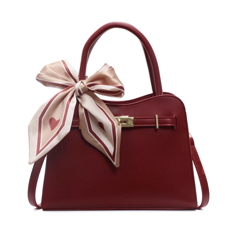 

Женская сумка-тоут Новая мода Сумка через плечо Повседневная сумка бордовый