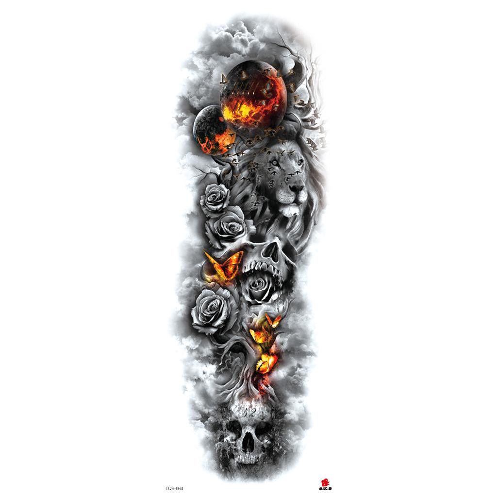 High Quality Temporary Body Arm Sticker Fake Temporary Tattoo Arm