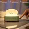 USB Rechargeable Toaster Nightlight Creative Table Light New Bread Toast Light