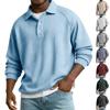 Herr Långärmade Tröjor Sweatshirt Pacificozy Herr Färg Dragkedja Långärmad Huvtröja