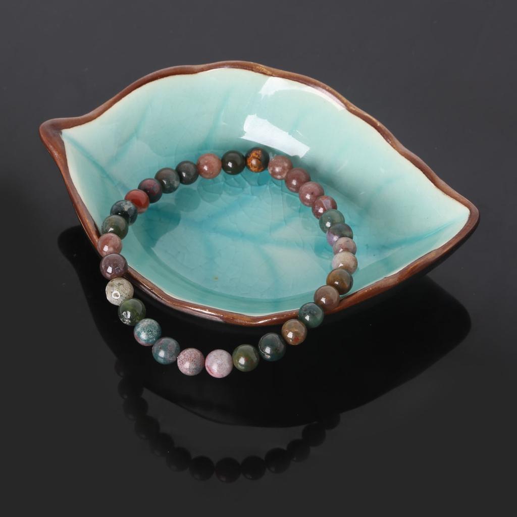LOCCY Braccialetto Di Cristallo In Pietra Naturale 4mm - Elastico, Vari Colori (Quarzo, Ametista, Ecc.), Regalo Donna