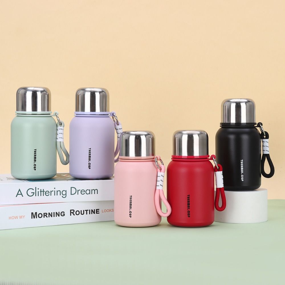 Drinking Kettle Portable Thermal Mug Stainless Steel Thermal Water Bottle  Practical Gift