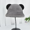A faux mink fur environmentally friendly artificial fur bear ear hat for women with thick winter ear protection