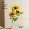 Sunflower Silk Flower Arrangement: Artificial Dried Flowers for Living Room, Dining Table, and Photo Props
