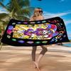 Colorful Digital Circus Beach Towel Microfiber Beach Towel, Lightweight and Quick-Dry, for Summer Travel, Swimming Pool Fan Birthday Gift