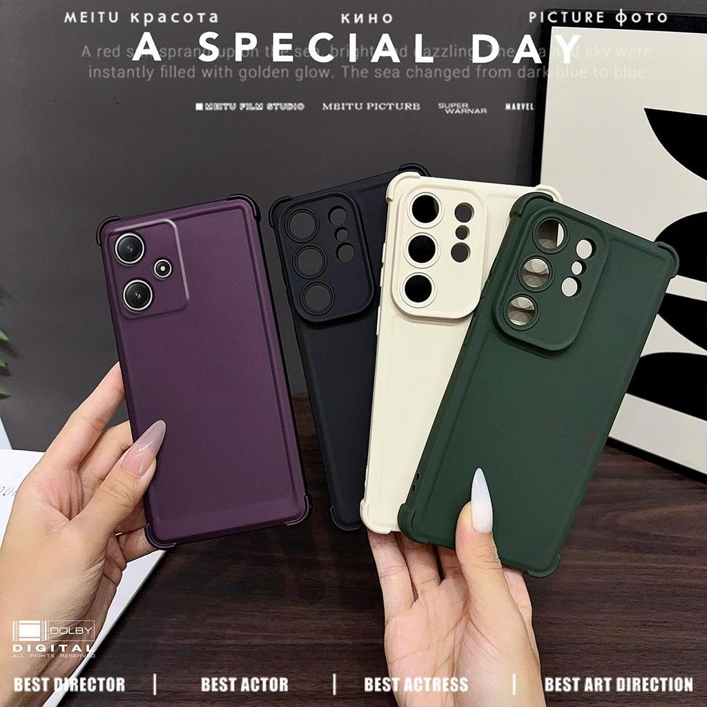 Case for Xiaomi Redmi 12 5G Ultra-Soft Liquid Silicone Casing Y2K Minimalist Aesthetic Airbag Drop Protection Cover