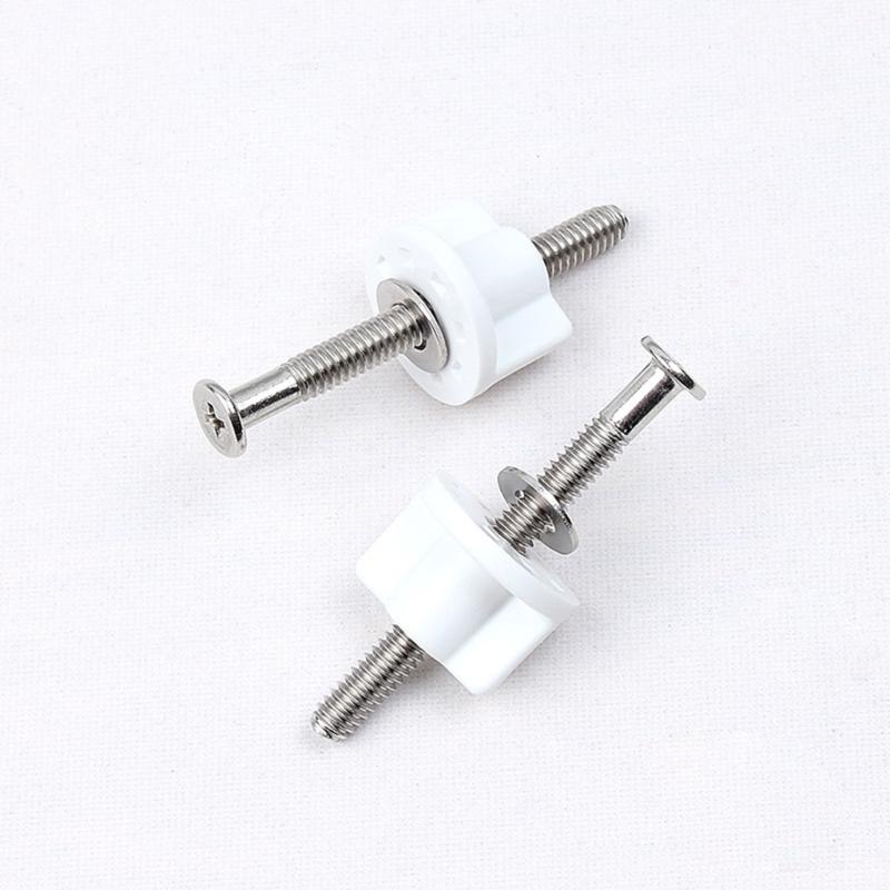 Toilet Seats Hinge Bolts Set Metal Toilet Seats Replacement Screws Set Toilet Seats Fastener Set for Top Mount Seats