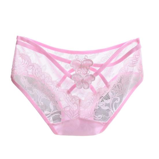 Sexy Lady Briefs Solid Color Anti-septic Underwear Soft Quick Dry Women Panties for Daily Wear