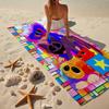 Ultra-Soft Beach Towel with Poppy Playtime Theme,Ideal for Pool - Camping, Diving - Perfect Travel Essential, Vibrant Beach Towel.