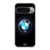 Cover per telefono - MANIACASE - Google Pixel 9 Pro XL - Silicone TPU - Nero - Logo Bmw M luminoso