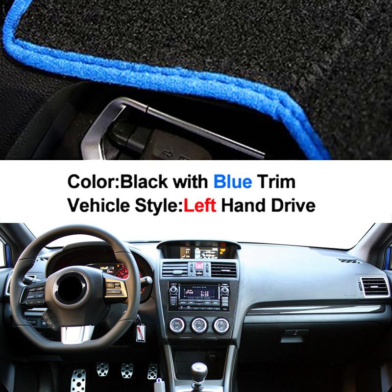 Car Auto Inner Dashboard Cover For Subaru WRX 2015-2025 WRX STI Center Console Protector Carpet Dashmat Sun-shade 2020 2019 2018