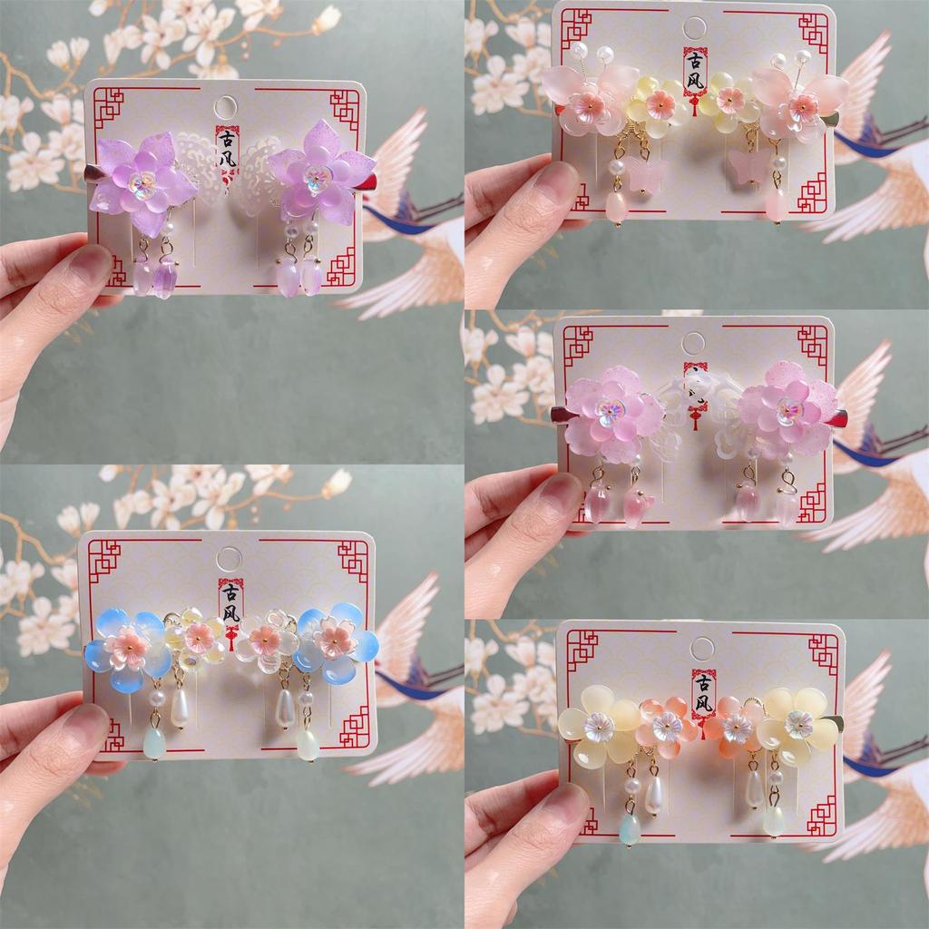 Han Dust Children Antique Headwear Girl 2025 New Hanfu Hair Accessories Chinese Style Princess Super Fairy Fringe Hairpin