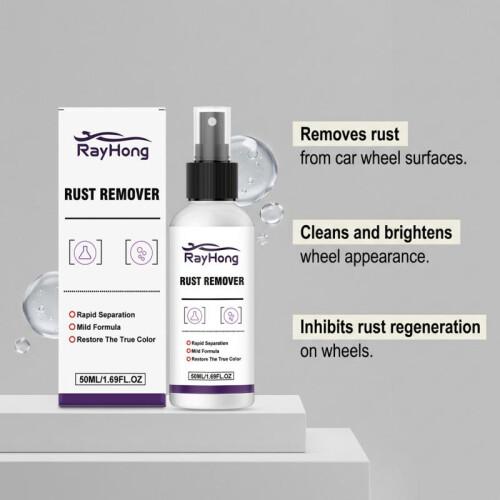 RAYHONG Wheel Rust Remover Cleaner – Wheel Hub Decontamination, Iron Dust & Rust Stain Removal