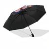 1pc Dragon Ball Z Goku & Vegeta Outdoor Umbrella - Automatic Opening/Closing - Portable 3-Fold Design - 8-Rib Iron Frame - Ideal Gift for Fans, Travel