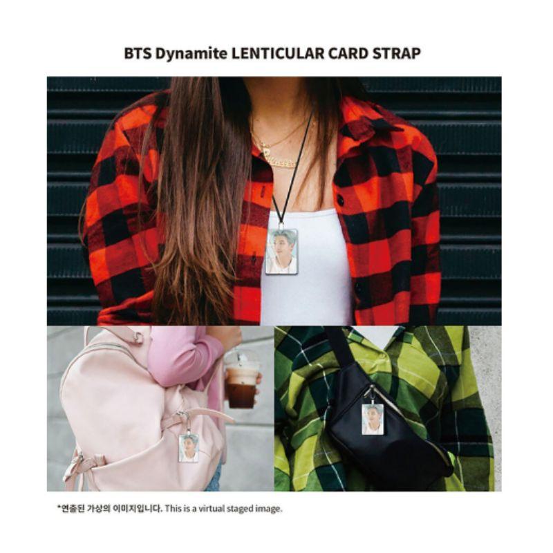 BTS Official Goods 3D Lenticular Photo Card Strap Dynamite Edition – Jimin