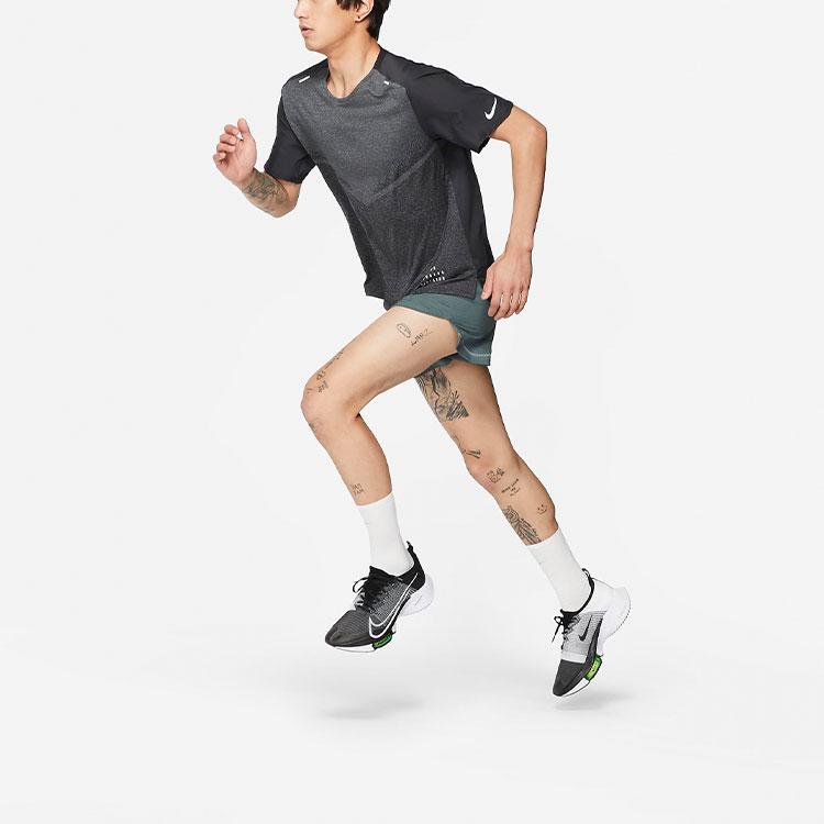 Nike Dri-Fit Run Division Pinnacle Running Shorts Casual Breathable Men Bottoms Green DA1295-387