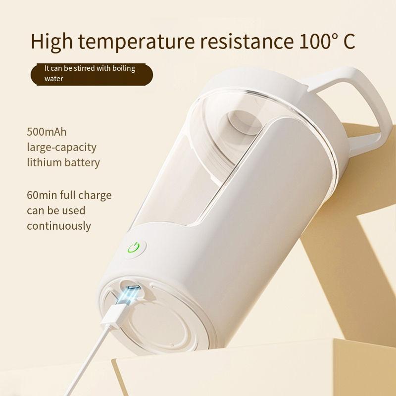 1PC Nueva Taza Mezcladora Automática Eléctrica de Alta Gama para Café Carga Vaso Agitador Perezoso para Leche de Soja Vaso de Agua Giratorio