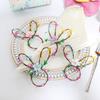 5PCS Cartoon Easter Napkin Ring Bunny Design Funny Festive Napkin Buckle Cute Reusable Tissue Holder Holiday Table Setting