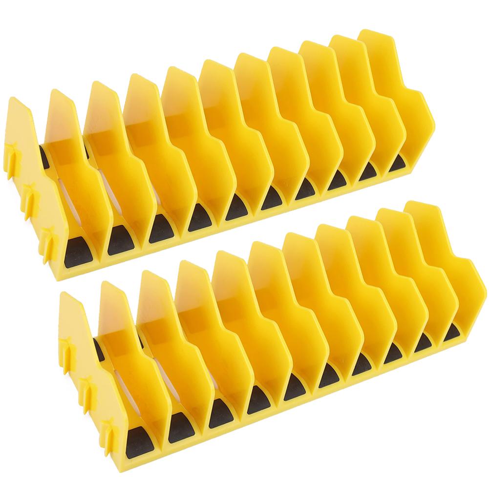 Plier Organizer Rack 10 Slots Space-Saving Keep Pliers Cutters Wrench Organized in Tool Drawer Toolbox Garage Tool Storage Shelf