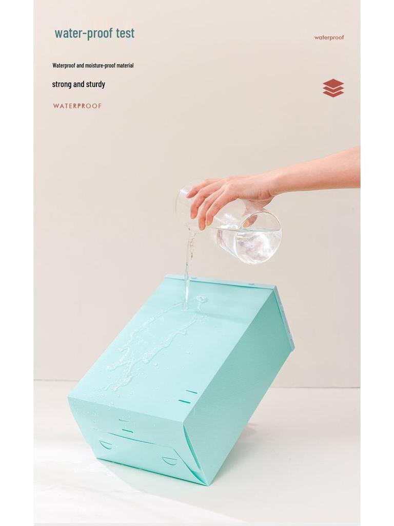 Foldable Transparent Shoe Box - Space-Saving, Dustproof & Moisture-Proof Storage Solution