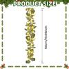 Christmas Vine Garland Hangable Festive Ornament Christmas Decor Flower Vine Garland For Window Fence Porch Arch Mantel