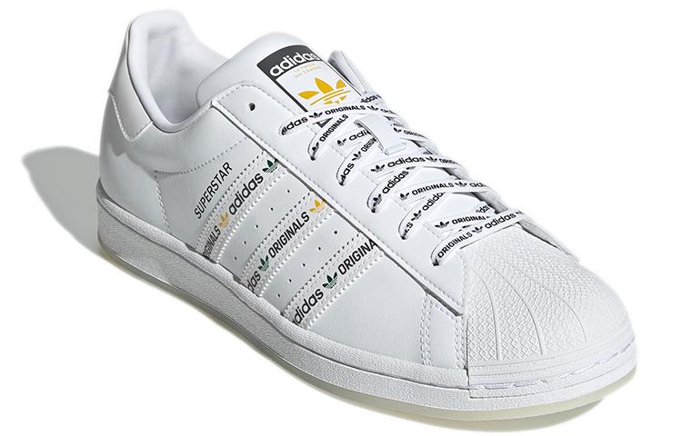 adidas Superstar 'Logo Streifen - Weiß Hellgrün' GX2990
