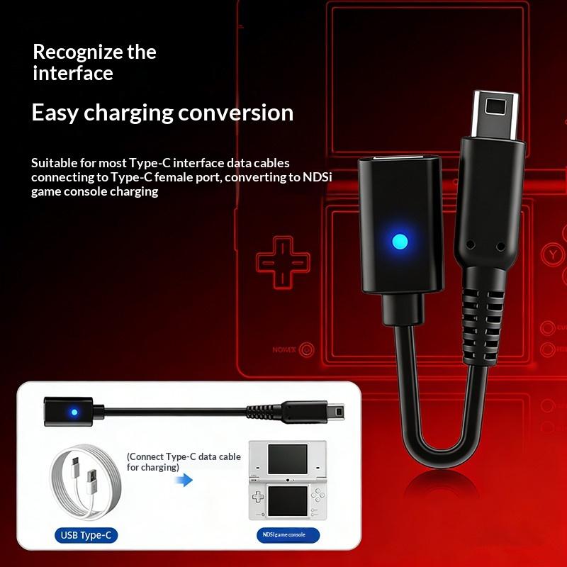 Type C Charging Cable For 3Ds 3Dsll 3Dsxl Console Game Controller Power Supply Wire Usb C Console Cord