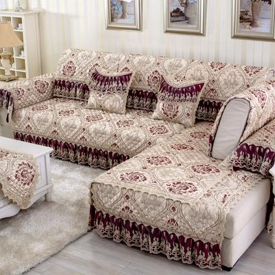 Perne de canapea jacquard din dantela moda europeana husa de canapea din stofa, moderna, simpla, patru anotimpuri