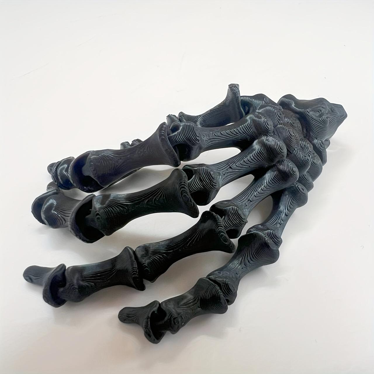 

3D-печатный градиентный череп на ладони | Изысканное мастерство, для дома, офисного стола, автомобиля, декоративная статуэтка, коллекционная вещь, настольный дисплей или уникальный подарок чёрный