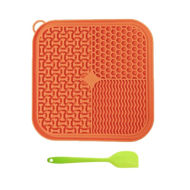 

Лизательный коврик Slow Feeder для собак и кошек, Премиальный лизательный коврик с присосками для снятия тревожности у собак, Миски для медленного кормления собак