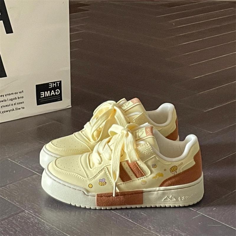 Campus Style Women's Board Shoes Classic Casual Versatile White Shoes Student Sports Shoes