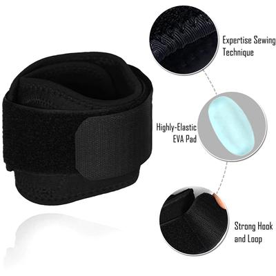 1Pc Tennis Elbow Strap Forearm Brace Compression Support For Pain Relief Golf Badminton Ball Sports