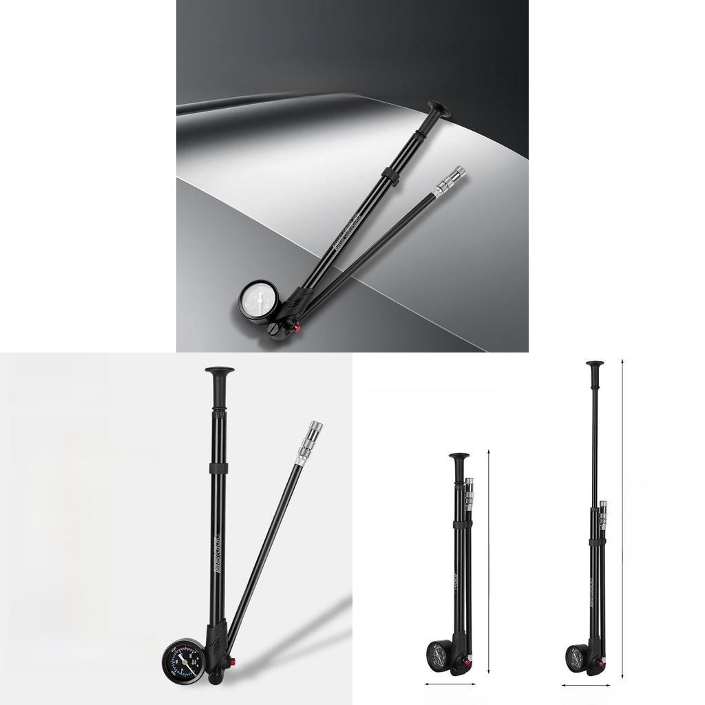 Bicycle Pump With High Pressure Aluminum Alloy For Mountain Bike And Car Use