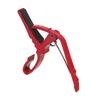 Guitar Capo Alloy Quick Tone Change Portable Instrument Accessory for Playing Performance Red