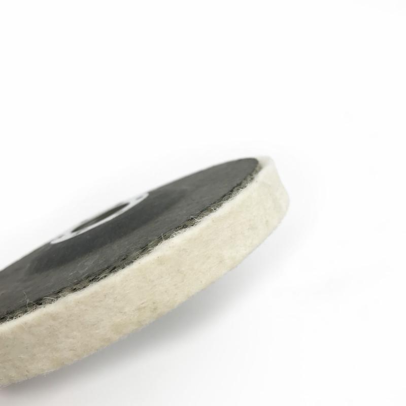 Fine Felt Polishing Wheel: Multiple Sizes for Angle Grinders, Uniform Gloss, Scratch-Resistant on Substrates