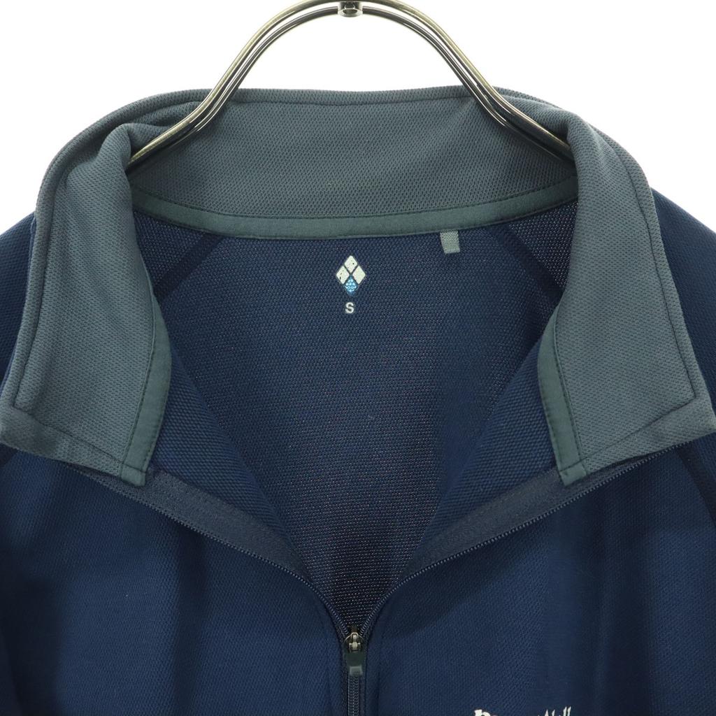 mont-bell brand logo Long sleeve Geoline Jacket S Navy Jersey Men's Used