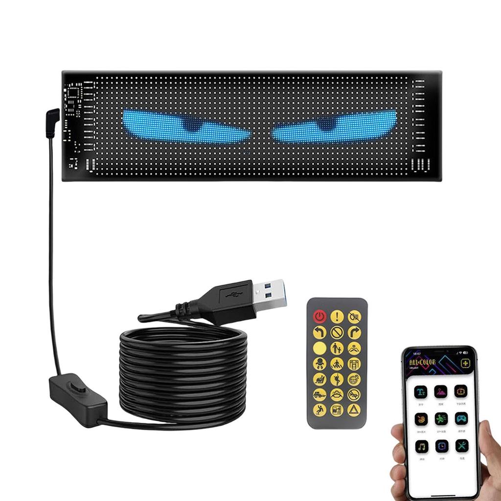 Devil Eye Light for Car LED Matrix LED Car Sign Large Programmable Flexible LED