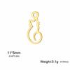 5 pieces/pack Mini Cat Flower Jewelry Owl Cherry Star Heart shaped Bow Stainless Steel Pendant DIY Necklace Bracelet Jewelry